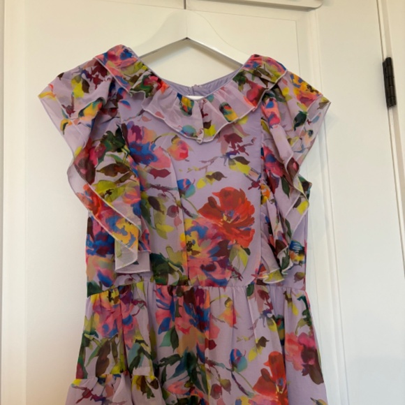 Floral Flouncy Feminine Teen Dress - Picture 2 of 7